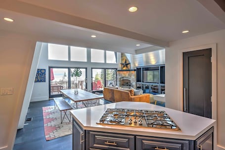 House (3 Bedrooms) | Interior. 10 Mi to Skiing: Tahoe City A-frame Home