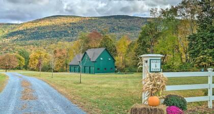 Luxe 'green Barn' Near Skiing w/ Mt Equinox Views!