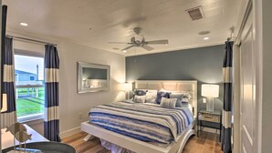 บ้านพัก (2 Bedrooms) | 2 ห้องนอน, เตารีด/โต๊ะรีดผ้า, ผ้าปูที่นอน
