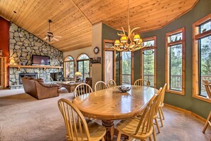 House (3 Bedrooms) | Interior - Hike, Ski, Fish: Big Bear Lake Lodge w/ Deck (Big Bear Lake)