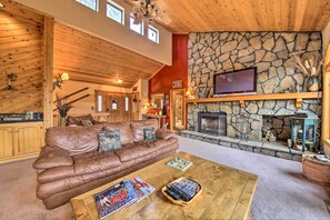 House (3 Bedrooms) | Interior - Hike, Ski, Fish: Big Bear Lake Lodge w/ Deck (Big Bear Lake)