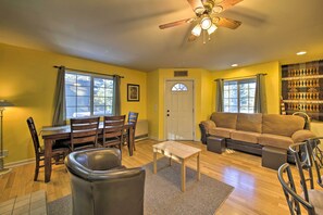 House (2 Bedrooms) | Interior - Cozy Home w/ Wood Fireplace: 4 Mi to Big Bear Lake (Big Bear City)