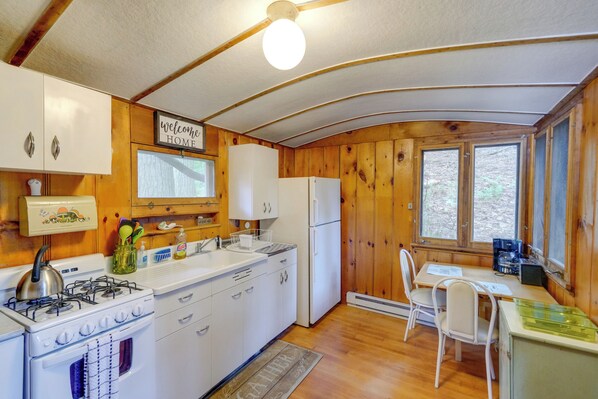 Cottage (1 Bedroom) | Interior - Rustic Berkshires Cottage at Lake Buel w/ Kayaks! (Great Barrington)