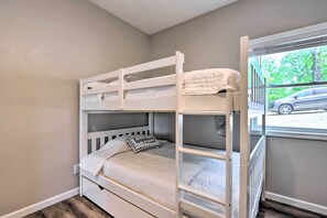 House (2 Bedrooms) | Interior - Lake Views, Fire Pit! Blue Cabin Ozarks Getaway (Camdenton)