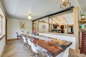 Dining - Chic Alpine Hideaway: Hiking, Skiing + Exploring! (Running Springs)