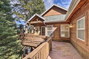 House (3 Bedrooms) | Interior - Wraparound Deck: Woodland Cabin in Lake Arrowhead (Lake Arrowhead)