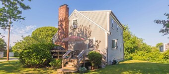 Steps to Beach & Main St: Dog-friendly Retreat!