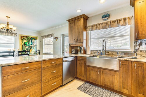 Spacious Canalfront Home w/ Pool ~ 1/2 Mi to Beach