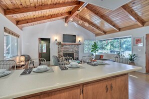 House (3 Bedrooms) | Interior - Modern & Unique Cabin With Deck by Lake Gregory! (Crestline)