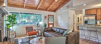 Modern & Unique Cabin With Deck by Lake Gregory!