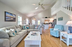 House (3 Bedrooms) | Front of property - Carefree Coastal Getaway - Walk to Long Beach (Oak Island)