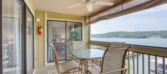 Screened Balcony & Views: Modern Osage Beach Condo