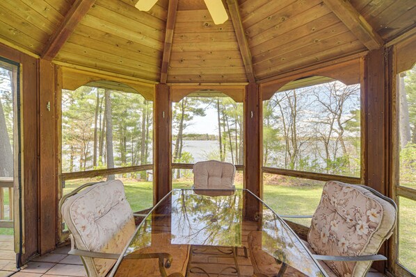 House (3 Bedrooms) | Interior - Lakefront Chetek Haven: Dock, Screened Gazebo (Chetek)