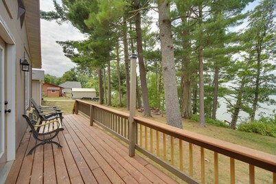 Lakefront Chetek Haven: Dock, Screened Gazebo
