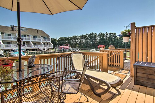 Near Ocean City Beach: Waterfront Condo w/ Deck!