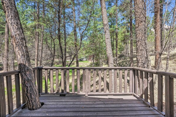 House (3 Bedrooms) | Interior - Tranquil Cabin w/ Stream & Deck Near Dtwn Ruidoso! (Ruidoso)