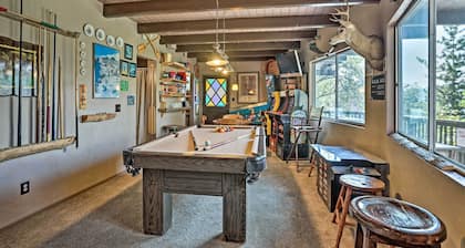 Family Cabin w/ Game Room Near Hiking + Skiing!