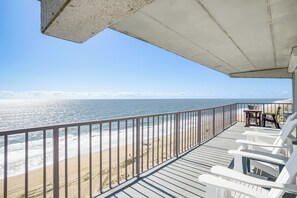 Apartment (2 Bedrooms) | Front of property - Heated Pool + Views: Beachfront Ocean City Gem (Ocean City)