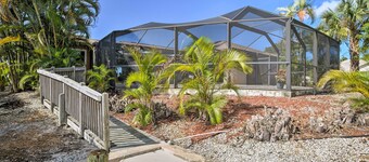 Waterfront Marco Island Home w/ Heated Pool & Dock