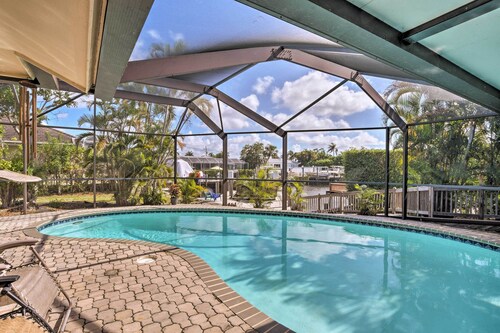Waterfront Marco Island Home w/ Heated Pool & Dock