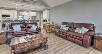 Ocean View + Wraparound Deck: Crystal Beach Home!