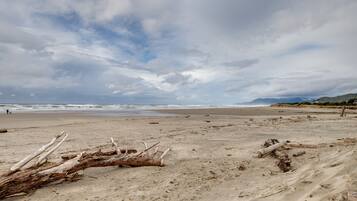 On the beach, beach towels, snorkeling