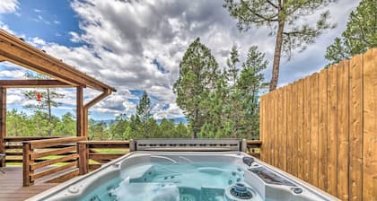 Spacious Ruidoso Home w/ Hot Tub & Fireplaces