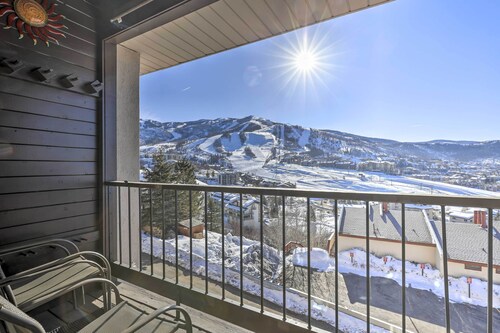 Steamboat Ski Getaway w/ Balcony & Resort Views!