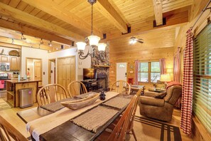 House (2 Bedrooms) | Interior - Private Cabin on 2 Acres: Hot Tub, 10 Mi to Boone! (Deep Gap)