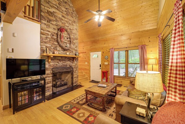 House (2 Bedrooms) | Front of property - Private Cabin on 2 Acres: Hot Tub, 10 Mi to Boone! (Deep Gap)