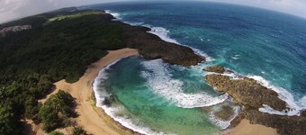 Tropical Caribbean Bungalow w/ Ocean Views & Pool