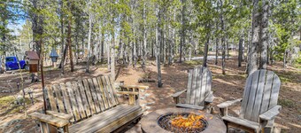 黑鷹木屋露台、火坑及燒烤度假屋
