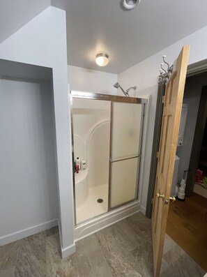 Towels, soap, toilet paper