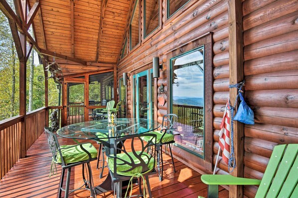 House (3 Bedrooms) | Interior - Cabin w/ BBQ + Games - Walk to Blue Ridge Parkway! (Sylva)