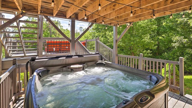 Bồn tắm spa ngoài trời