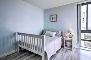 Apartment (3 Bedrooms) | Interior - Balcony + Resort Perks: Beachfront Ocean City Gem (Ocean City)