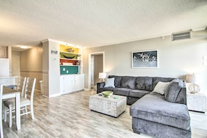 Apartment (3 Bedrooms) | Interior - Balcony + Resort Perks: Beachfront Ocean City Gem (Ocean City)