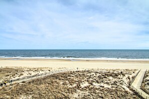 Interior - Balcony + Resort Perks: Beachfront Ocean City Gem (Ocean City)