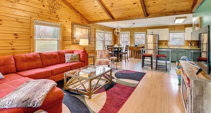 High Peak Heaven: Cozy Log Cabin on 1 Acre!