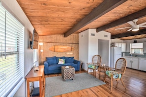 House (2 Bedrooms) | Interior - Gulf Coast Views: Stilted Retreat in Galveston! (Galveston)