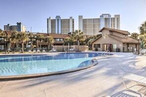 Front of property - Sun-dappled PCB Retreat w/ Multiple Pools! (Panama City Beach)