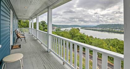 Queen City Home w/ Ohio River View - 3 Mi to Dtwn!