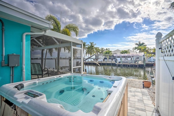 House (2 Bedrooms) | Terrace/patio - Waterfront Matlacha Home w/ Hot Tub & Grill! (Matlacha)