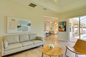 Villa (3 Bedrooms) | Interior - WFH & Relax by Pool: Chic Cape Coral Villa (Cape Coral)