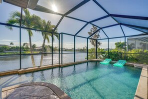 Front of property - On Canal: Luxe Cape Coral Oasis w/ Pool & Lanai! (Cape Coral)