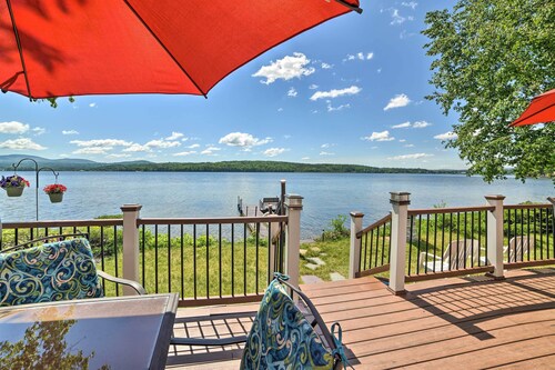 Spacious Home w/ Dock & Deck on Lake Winnisquam!