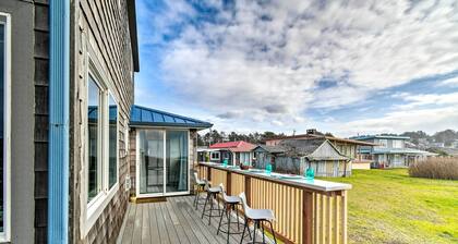 Coastal Retreat: Deck, Ocean Views + Walk to Beach