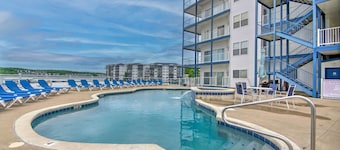 Boat Slip & Pool! Waterfront Lake Ozark Escape