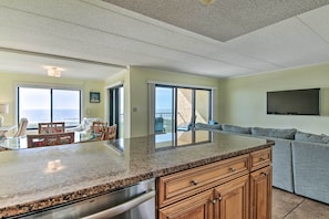 Interior - Balcony & Beach Access: Inviting Ocean City Condo (Ocean City)