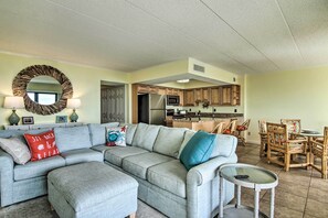Interior - Balcony & Beach Access: Inviting Ocean City Condo (Ocean City)